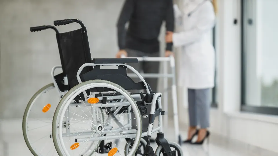 Gehhilfe und Mobilitaet