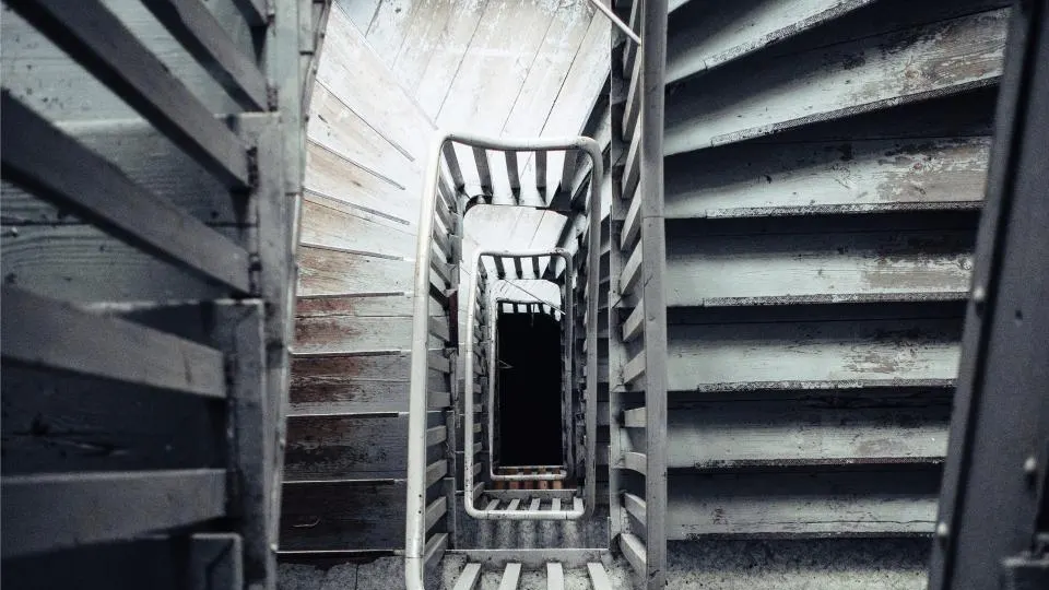 Treppe in einem Wohnhaus