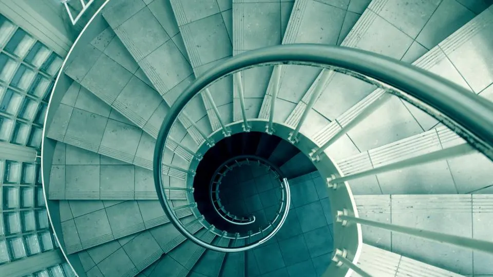 Treppe in einem Wohnhaus