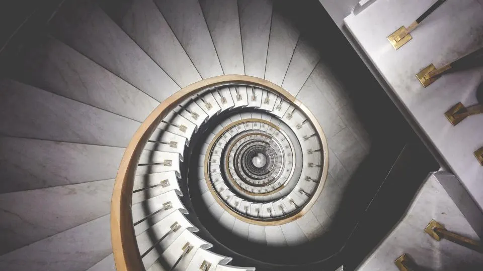 Treppe in einem Wohnhaus